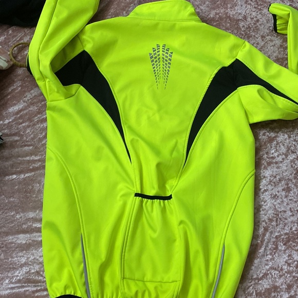 ARSUXEO Winter Warm UP Thermal Softshell Cycling Jacket Windproof Waterproof - Picture 5 of 8